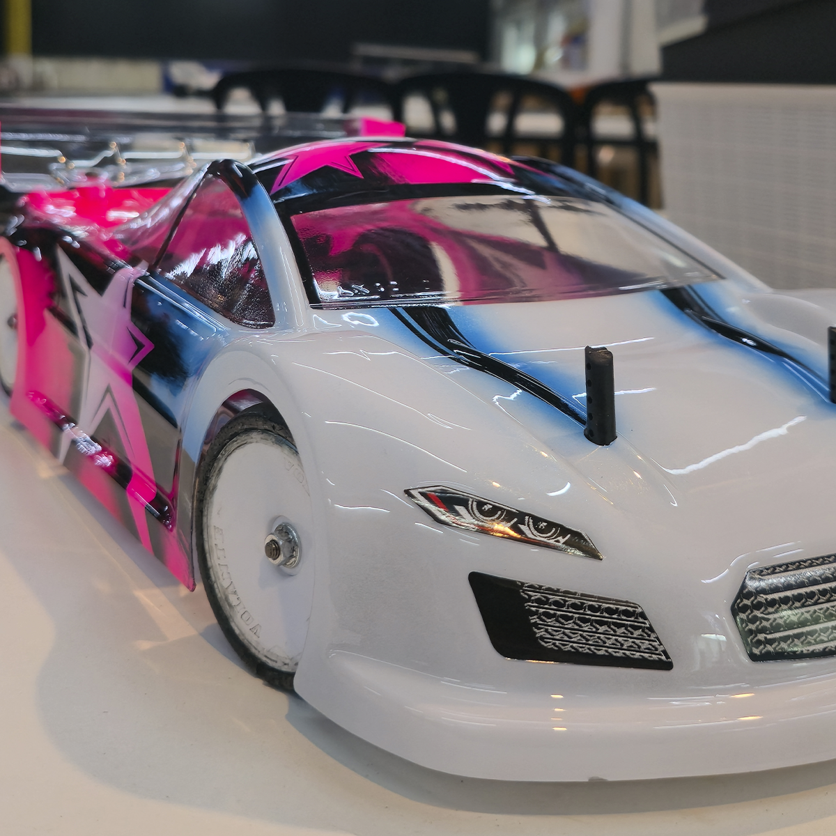 Pintura de bolha personalizada 1/10 on-road automodelo