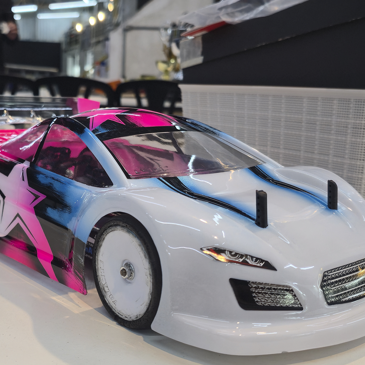 Pintura de bolha personalizada 1/10 on-road automodelo