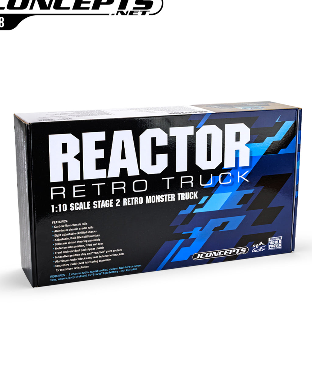 REACTOR Stage 2 Kit, "WOLF" Classic - 10.75" WB Monster Truck JConcepts