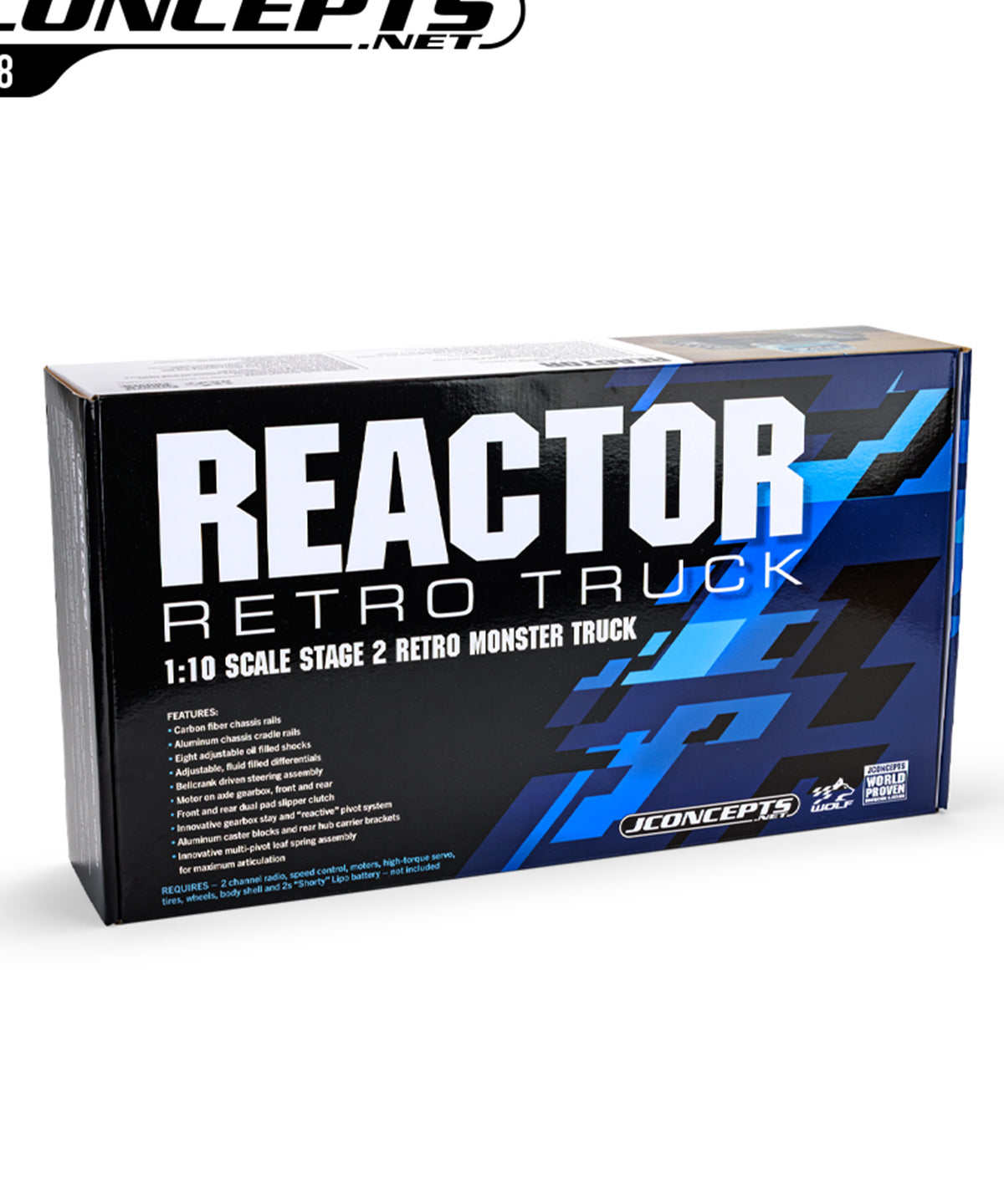 REACTOR Stage 2 Kit, "WOLF" Classic - 10.75" WB Monster Truck JConcepts