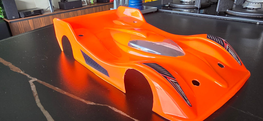 Bolha PanCar 1/12 NOVA e Pintada (recorada carro Eclipse 5 Schumacher)