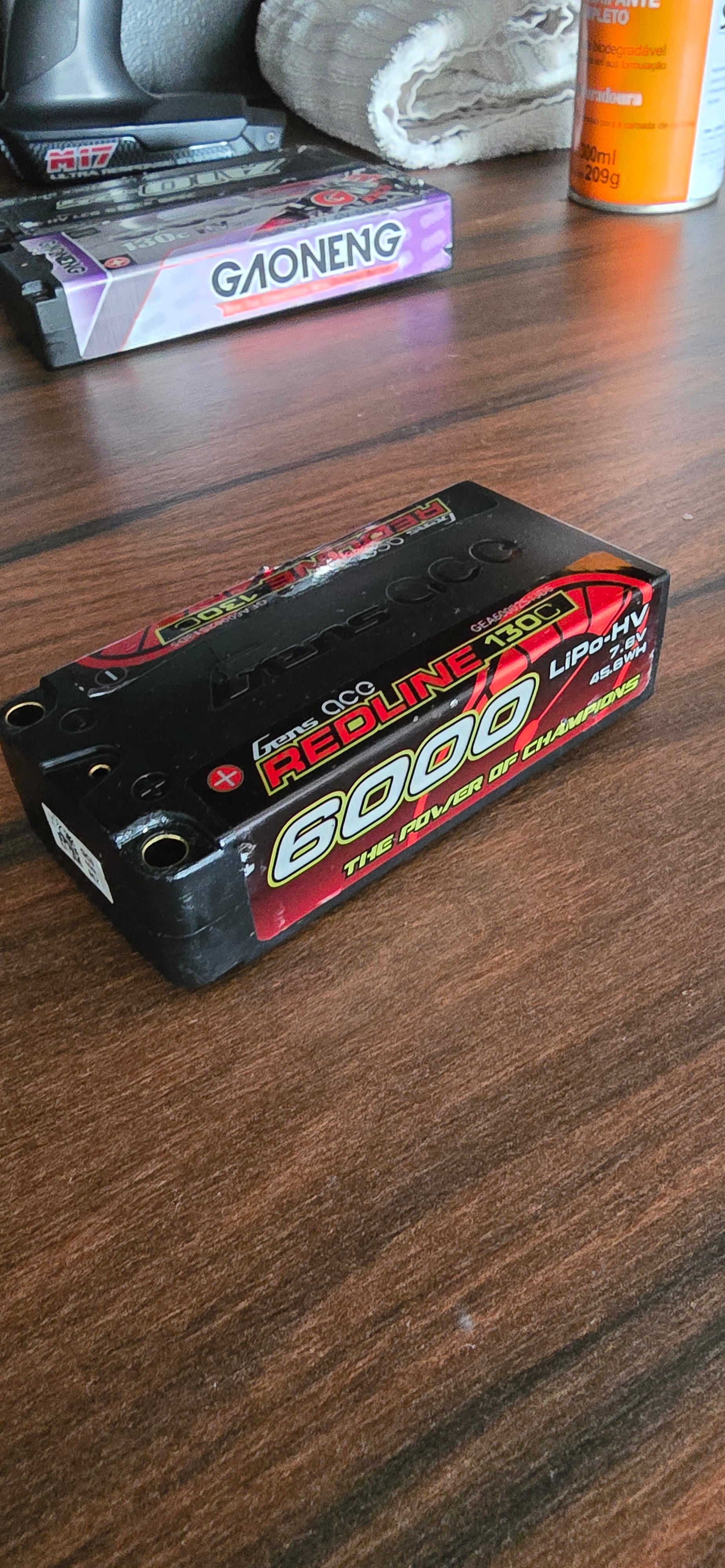 Bateria 6000Mah 130C 2S lipo REDLINE GensACE (USADA)