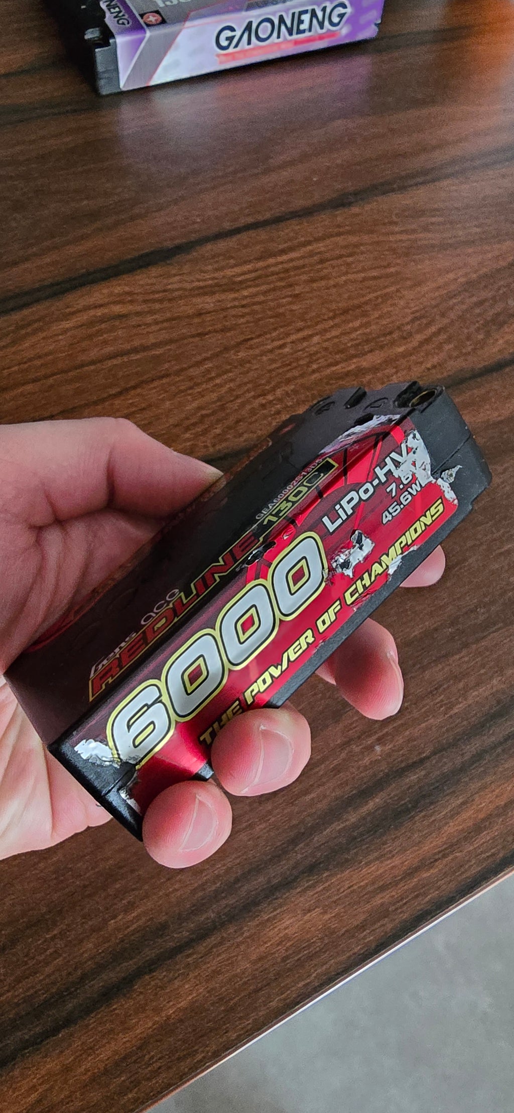 Bateria 6000Mah 130C 2S lipo REDLINE GensACE (USADA)