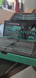 Bateria 5300mah 145C lipo 2S CAYOTE