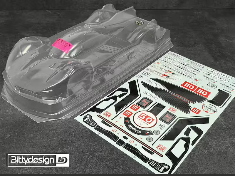Bittydesign 499R 1/10 LMH Body 1:10 (clear) 190mm