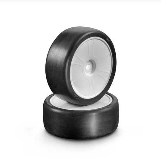 Pneu HUDY Asphalt A2-36 para Carro de Turismo V2 1:10 Pré-colado
