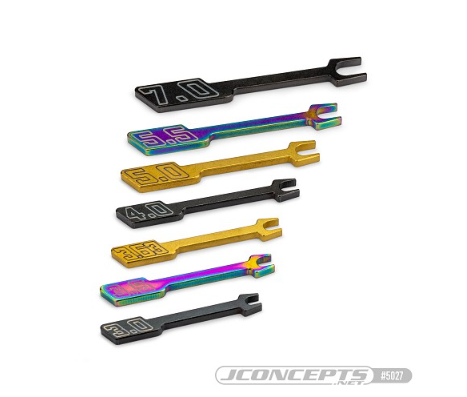 Jogo de chaves de boca - 7 peças JConcepts