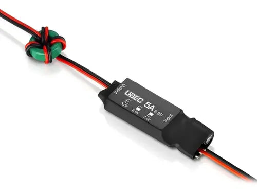 Regulador de Tensão Chaveado DC-DC UBEC-5A-V2-Air HobbyWing