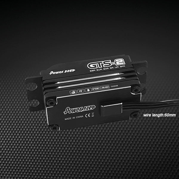 Servo POWERHD GTS2 - 23Kg - velocidade 0,065s - peso: 49g - Titânio com iBus2 e program box