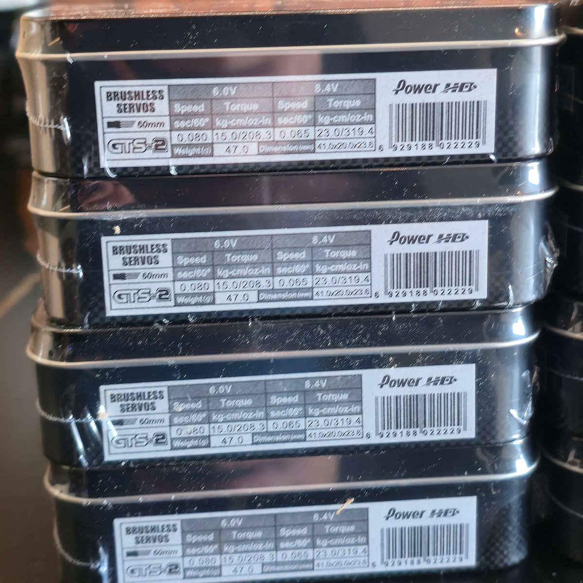 Servo POWERHD S25 PRETO - 30Kg - velocidade 0,055s - peso: 77g - Titânio com iBus2 e program box