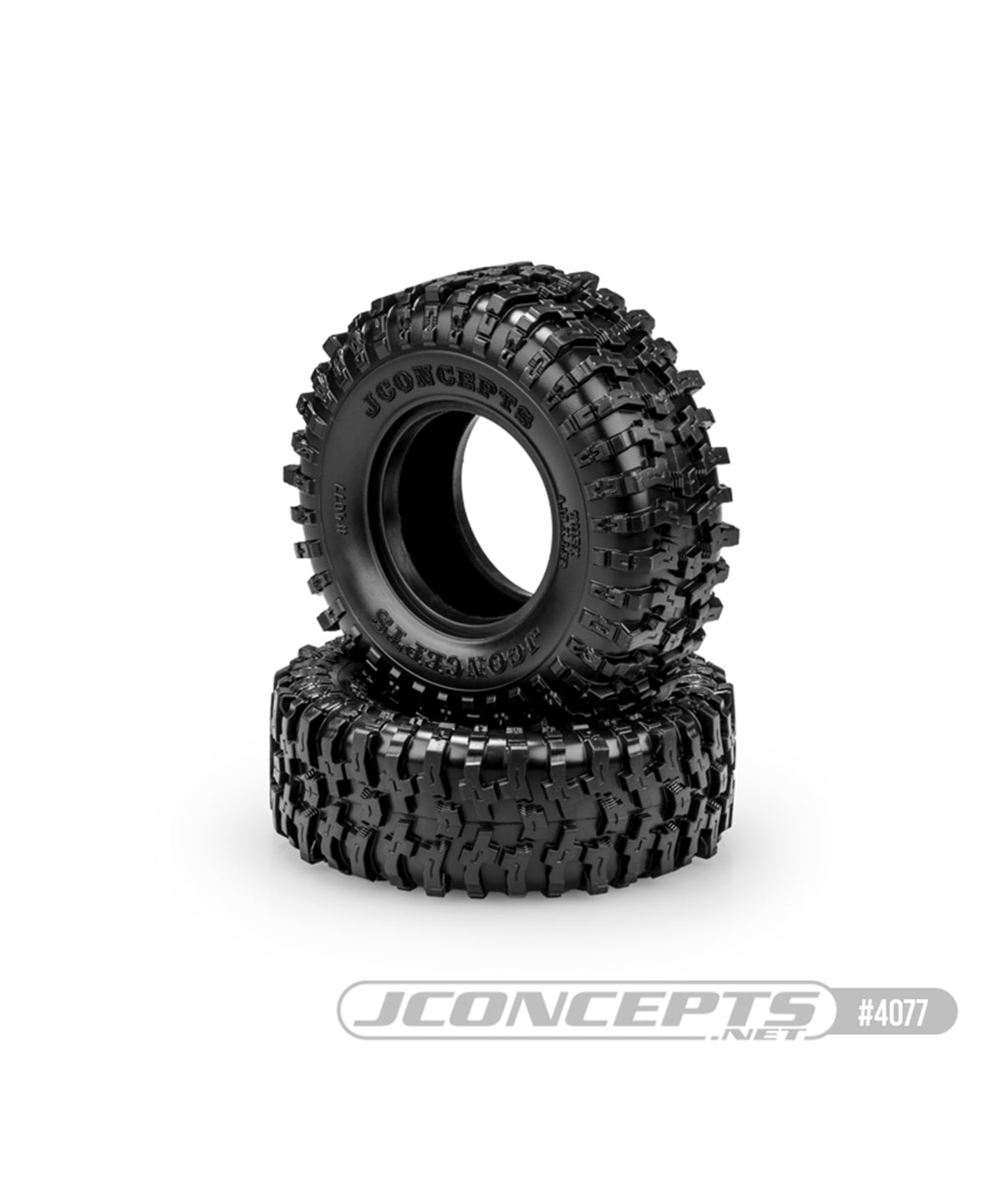 Pneus Tusk - 1.9" (4.19" OD) Insert e borracha JConcepts dupla (par)