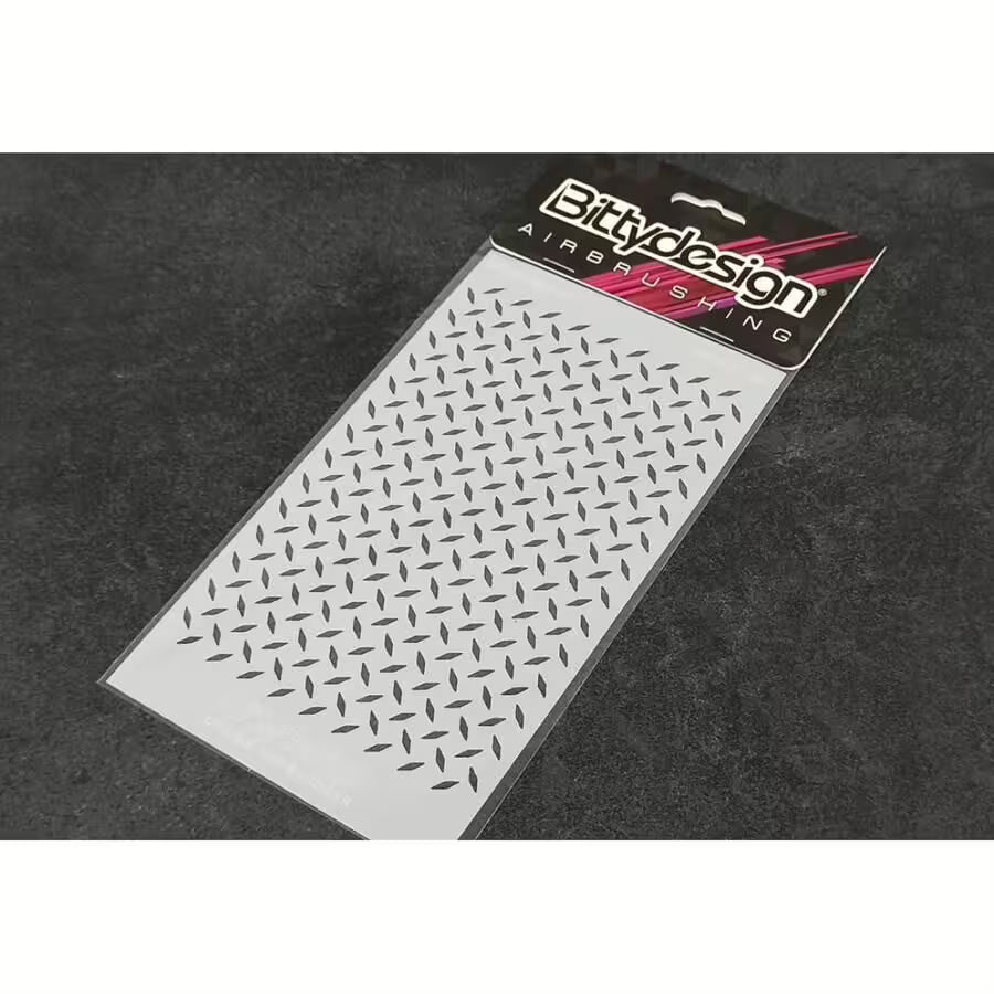 Bittydesign Vinyl Stencil Diamond Plate