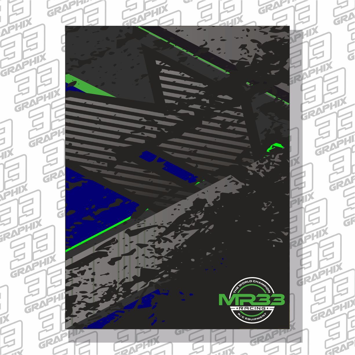 MR33 Orlowski Edition Setup Board Sticker Onroad 39 x 29cm
