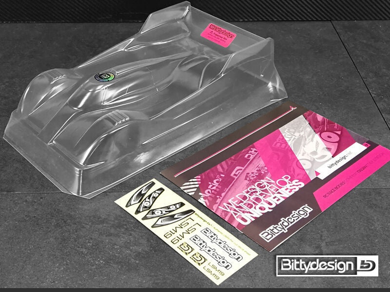 Bittydesign LSM19 1:12 Pan Car Clear Body - Ultra Lightweight