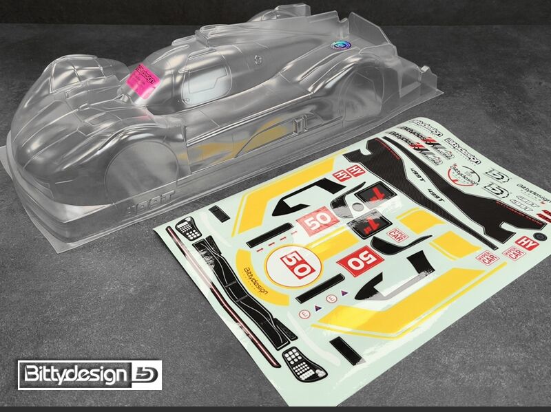Bittydesign 499T 1/10 LMH Body 1:10 (clear) 190mm (Tamiya TT-02 ou TC 190mm) bolha