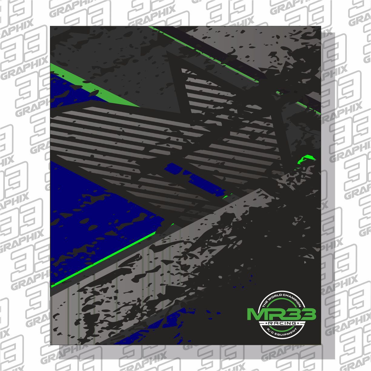 MR33 Orlowski Edition Setup Board Sticker Offroad 39 x 33,5cm