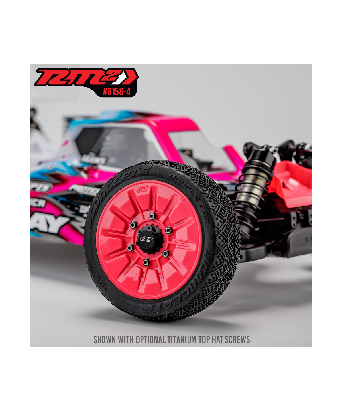 Rodas Pioneer - 1/8 Buggy kit com 4 unidades JConcepts Cores